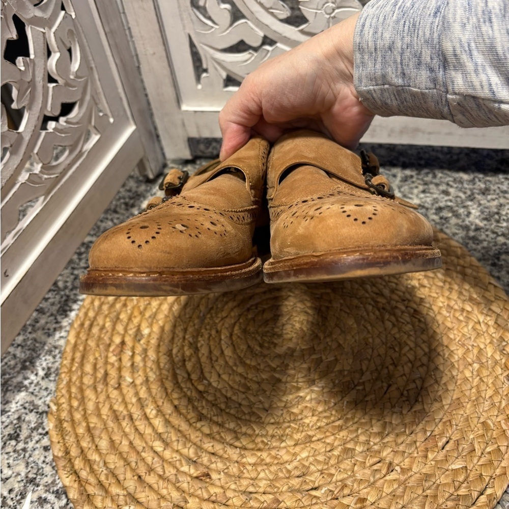 Aldo Men's Brown Brogue Oxfords - Picture 7 of 13